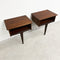 Pair Of Mid Century Modern Teak Floating Bedside Tables By Younger