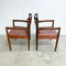 Pair Of Mid Century Parker T-Back Model 89 Carver Dining Chairs