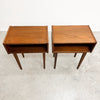 Pair Of Mid Century Parker Teak Bedside Tables - Restored