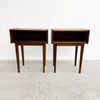 Pair Of Mid Century Parker Teak Bedside Tables - Restored