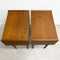 Pair Of Mid Century Parker Teak Bedside Tables - Restored