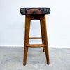 Pair Of Mid Century Teak Bar Stools