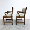Pair Of Mid Century Teak Carver Chairs