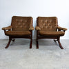Pair Of Norwegian 'Wood' armchairs Jon Hjortdal for Velledalen Mobler