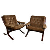 Pair Of Norwegian 'Wood' armchairs Jon Hjortdal for Velledalen Mobler
