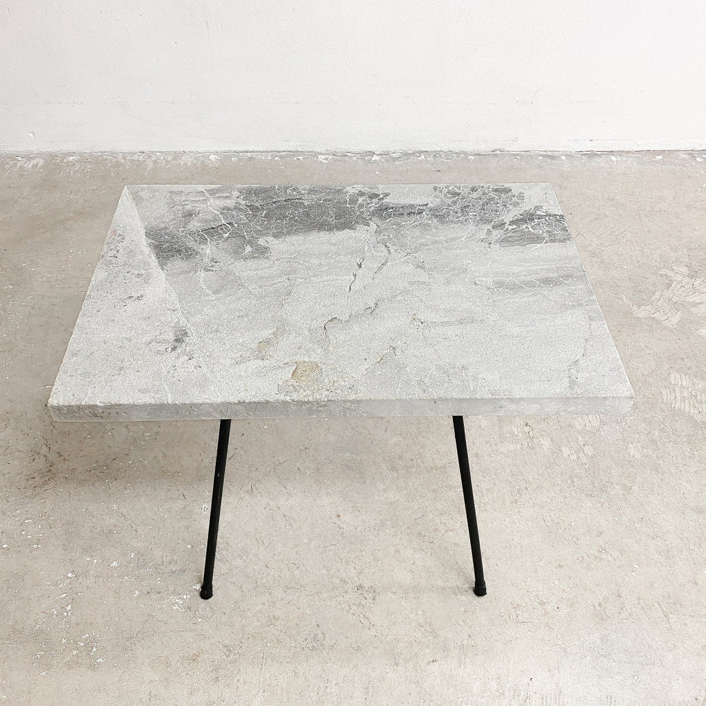 Pair Of Stone Top Side Tables
