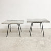 Pair Of Stone Top Side Tables
