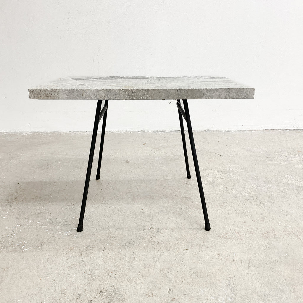 Pair Of Stone Top Side Tables
