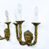 Pair Of Vintage Brass Wall Sconces 