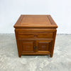 Pair Of Vintage Chinese Cherrywood Bedside Cabinets