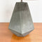 Pair Of Vintage Concrete Geometric Table Lamp