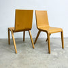 Pair Of Vintage Italian Bent Plywood Chairs
