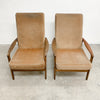 Pair of Mid Century Parker Recliner Armchairs