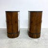 Pair of Bespoke Hand Made Art Deco Style Bedside Tables