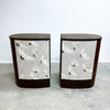 Pair of Bespoke Hand Made Art Deco Style Bedside Tables