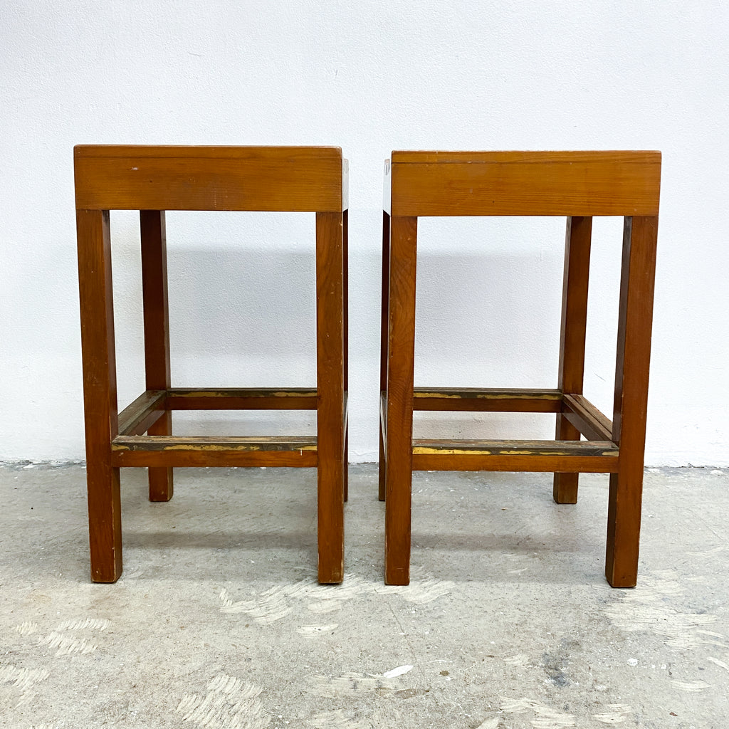 Pair of Mid Century Bar Stools