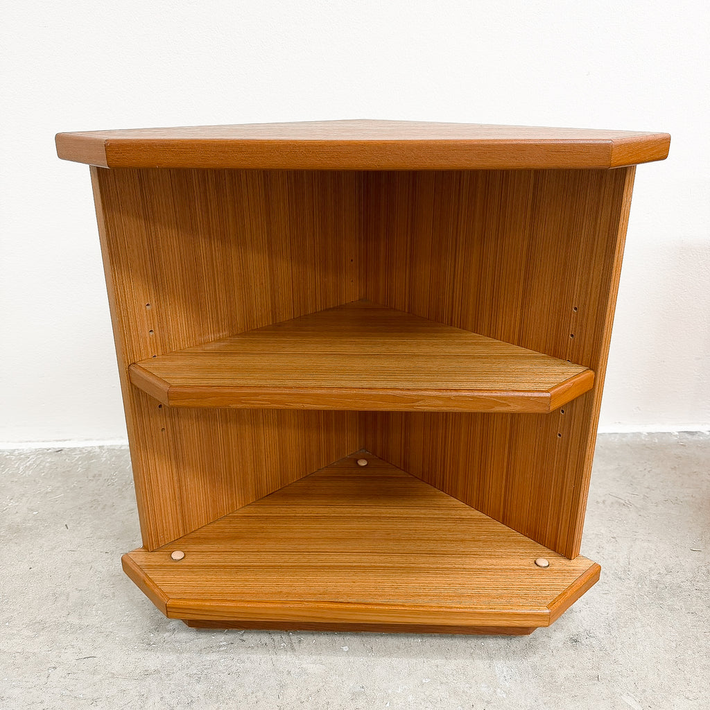 Pair of Mid Century Parker Bedside Table/ Shelves