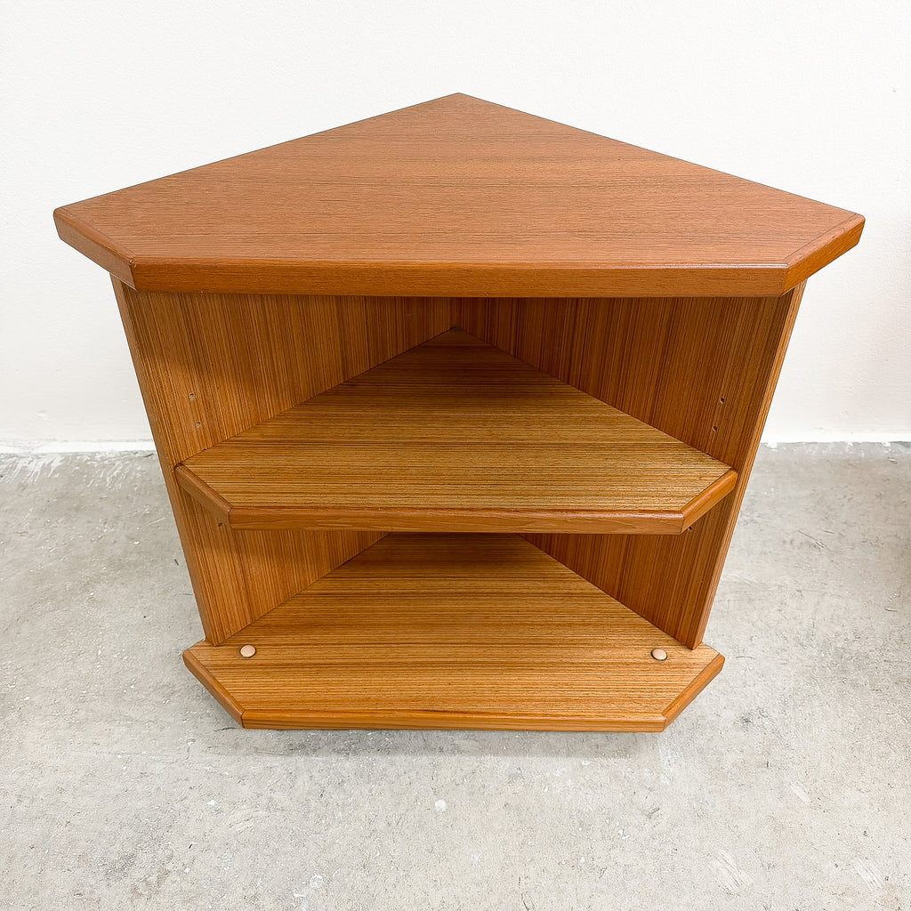 Pair of Mid Century Parker Bedside Table/ Shelves