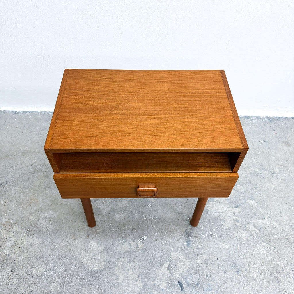 Pair of Mid Century Parker Teak Bedside Tables - Restored