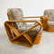 Pair of Mid Century Pretzel Armchairs