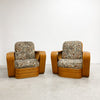 Pair of Mid Century Pretzel Armchairs