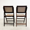 Pair of Mid Century Rattan Folding Chair