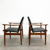 Pair of Restored Parker Carver Armchairs