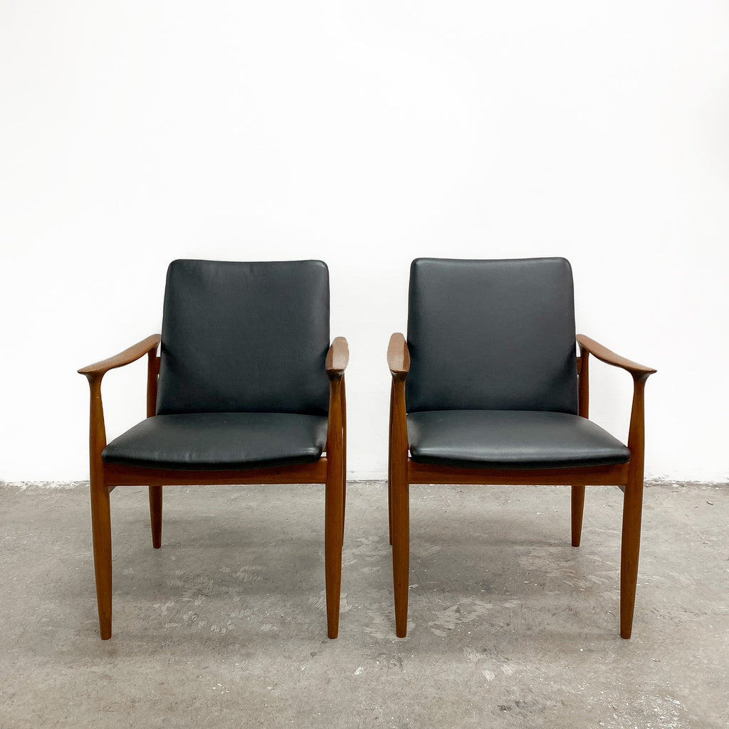Pair of Restored Parker Carver Armchairs