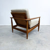 Parker 110 Wrap Around Mid Century Armchair With Rattan Back