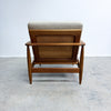 Parker 110 Wrap Around Mid Century Armchair With Rattan Back