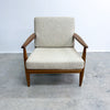 Parker 110 Wrap Around Mid Century Armchair With Rattan Back
