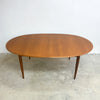 Parker Mid Century Restored Oval Extension Dining Table