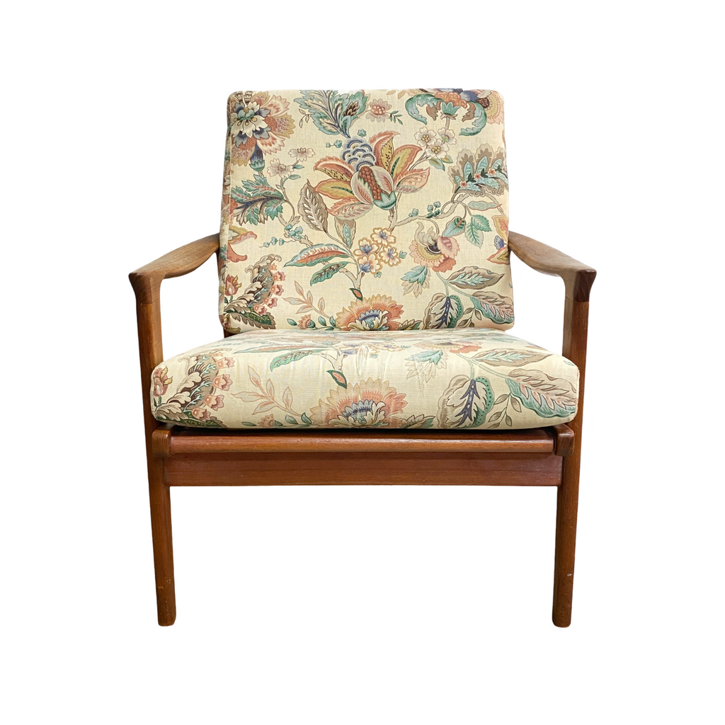 Parker Mid Century Teak Armchair Lounge Chair