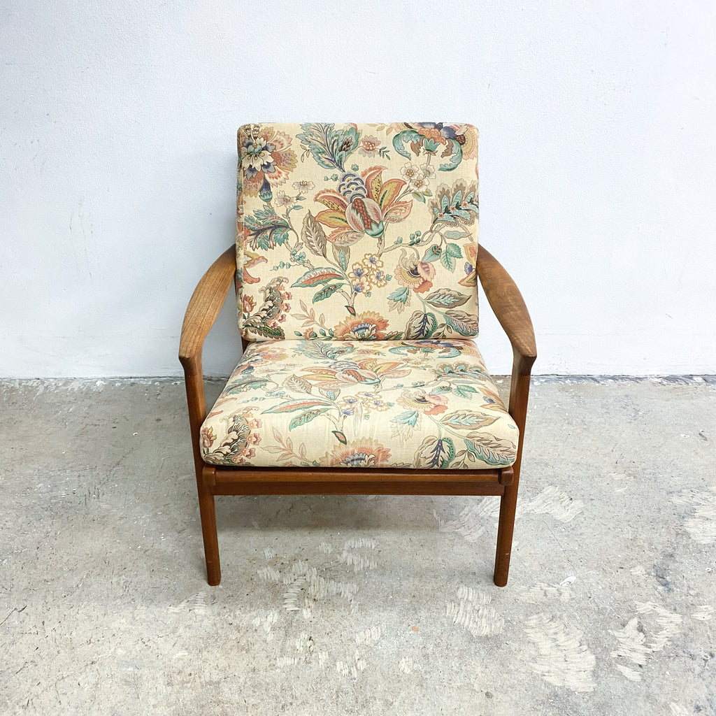 Parker Mid Century Teak Armchair Lounge Chair