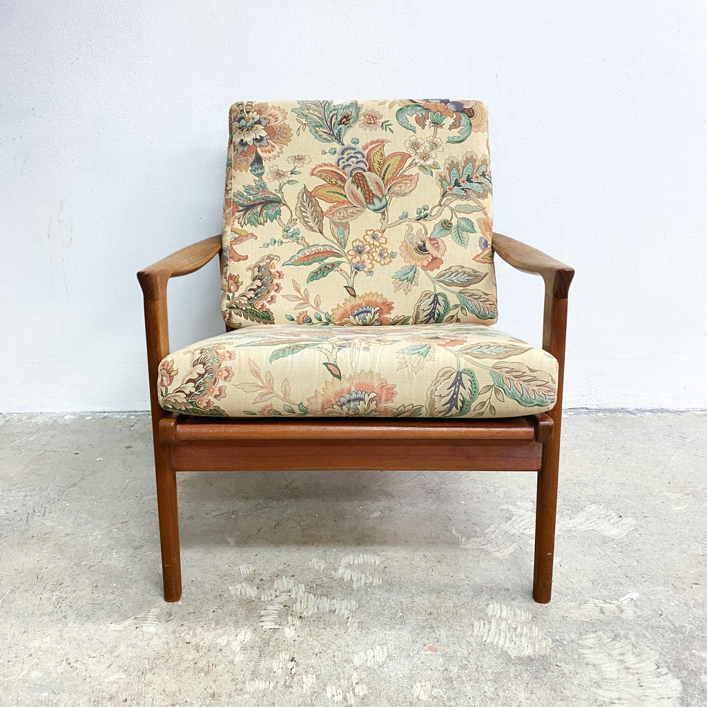 Parker Mid Century Teak Armchair Lounge Chair
