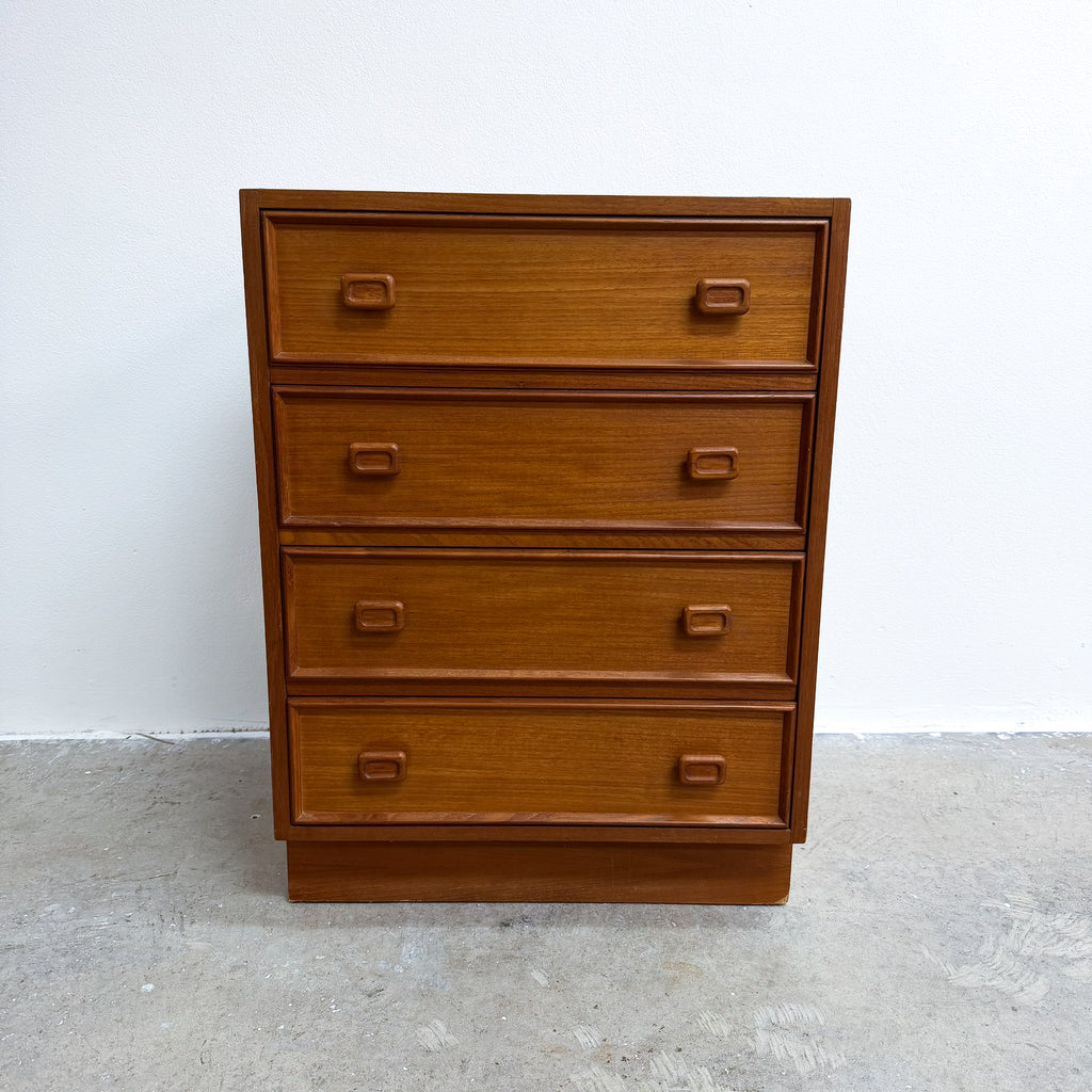 Parker Mid Century Teak Chest Of Drawers