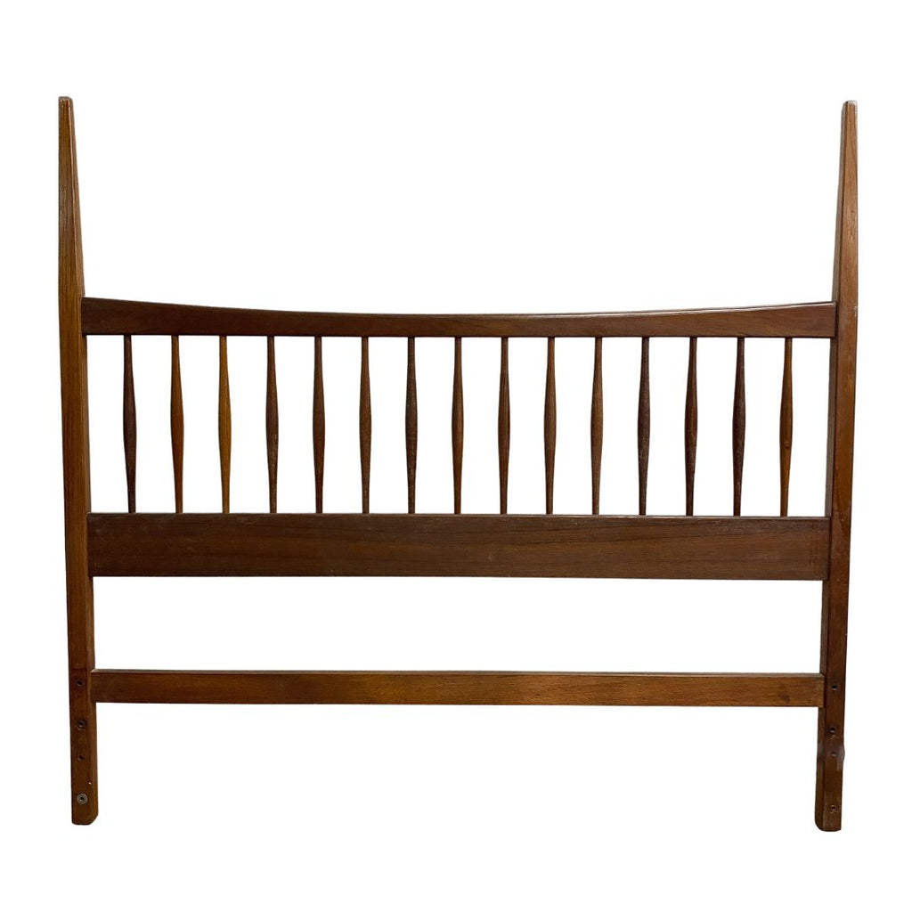 Parker Mid Century Teak Double Bed Bedhead