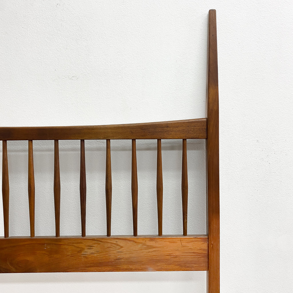 Parker Mid Century Teak Double Bed Bedhead