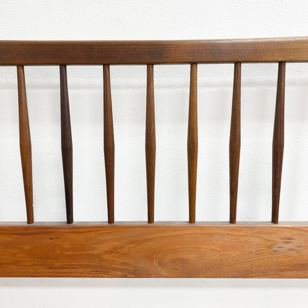 Parker Mid Century Teak Double Bed Bedhead