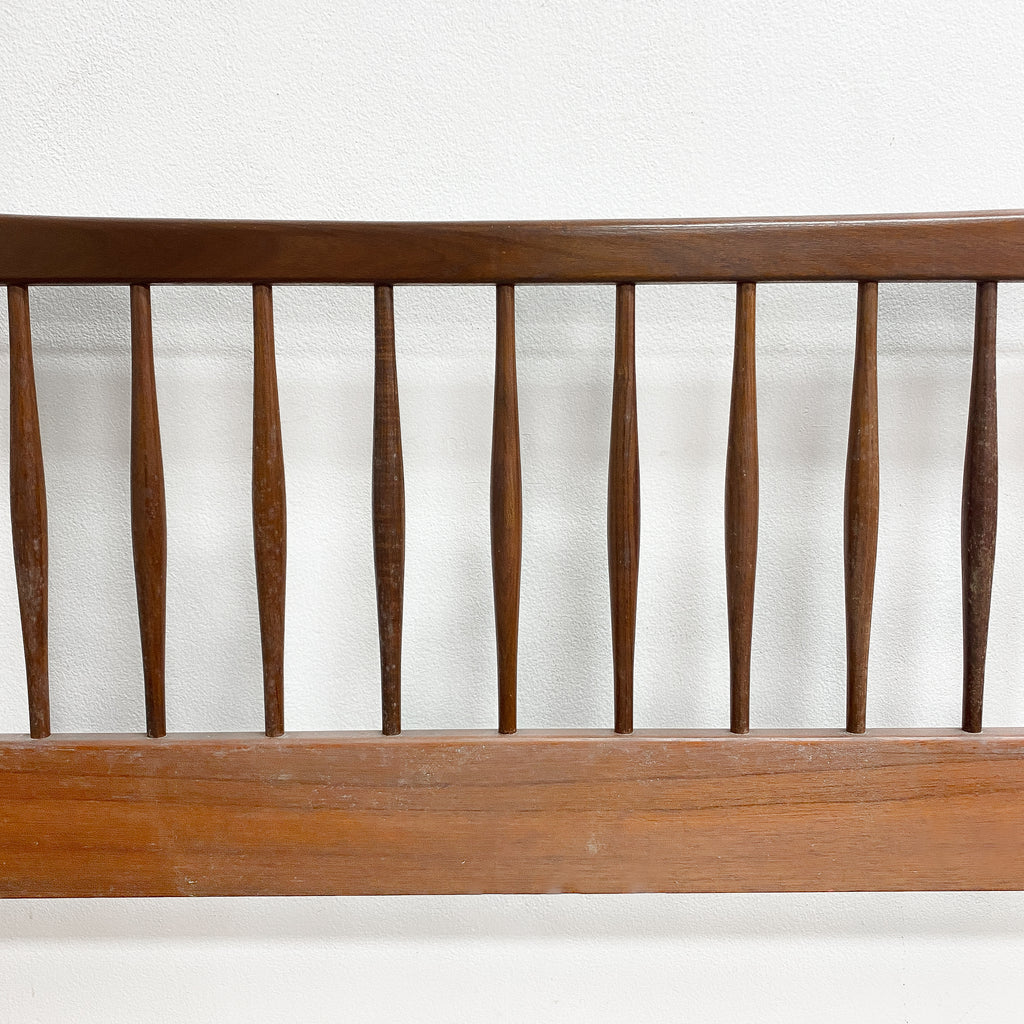 Parker Mid Century Teak Double Bed Bedhead