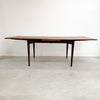 Parker Mid Century Teak Rectangular Extension Dining Table Restored