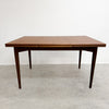 Parker Mid Century Teak Rectangular Extension Dining Table Restored