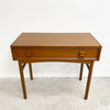 Restored Parker Nordic Teak Square Handled Dressing Table