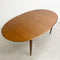 Mid Century Parker Oval Extension Dining Table - Restored