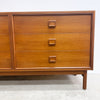 Mid Century Parker Square Handle Chest Of Drawers - Restored
