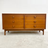 Mid Century Parker Square Handle Chest Of Drawers - Restored