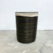 Pencil Cane Laundry Basket With Liner and Lid