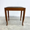 Vintage Wooden Piano Stool