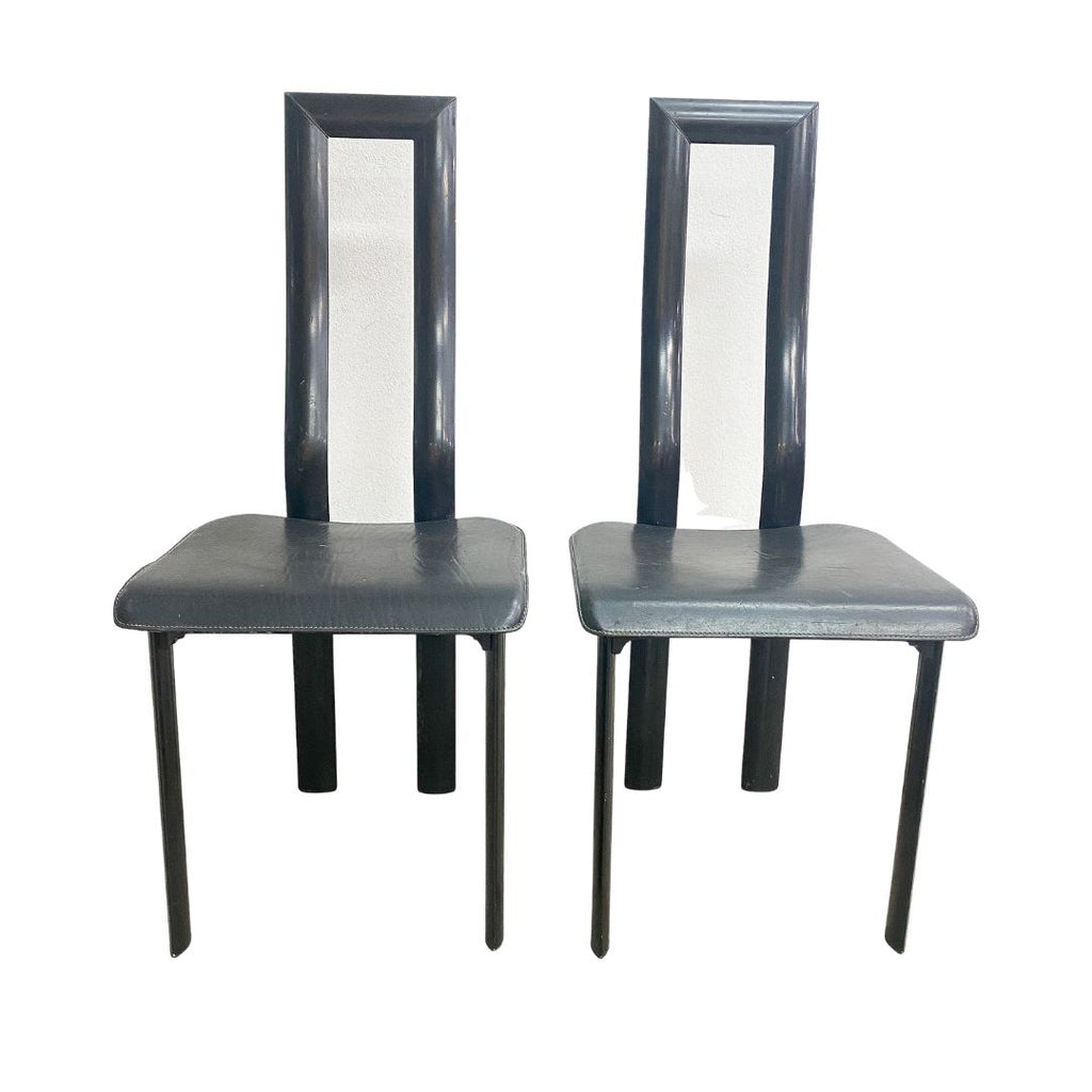 Post Modern 1980's Antonella Mosca Regina Dining Chairs for Ycami Collection