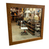 Post Modern 1980s Australian Burl Walnut Framed Wall Mirror